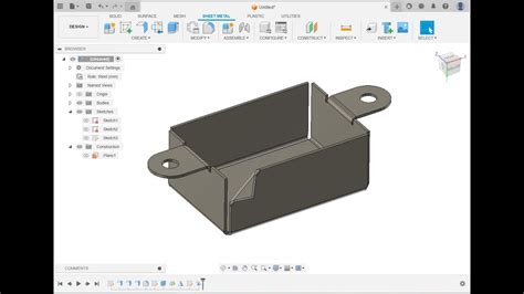 fusion 360 sheet metal welding|fusion 360 sheet metal drawing.